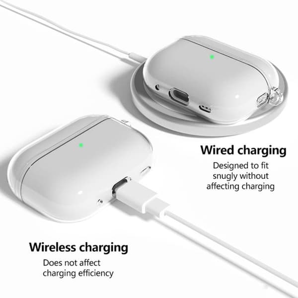 Beskyttelsesskal med karabinhage til AirPods Pro 2 / 1