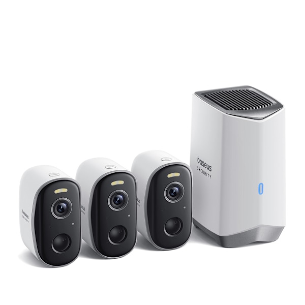 Baseus Security N1 2K - 3 kameror och 1 basstation