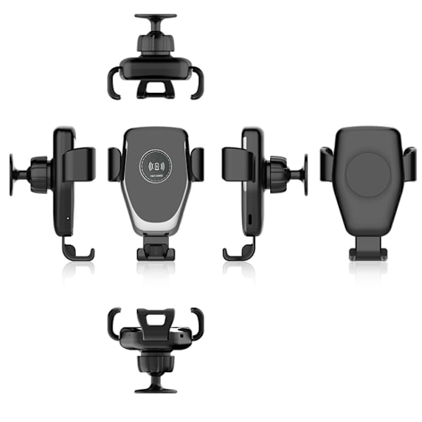 Qi trådløs biloplader - 18W effekt