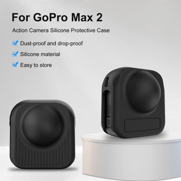 Silikonebeskyttelse til GoPro MAX2 / PULUZ linse- og kamerabesk