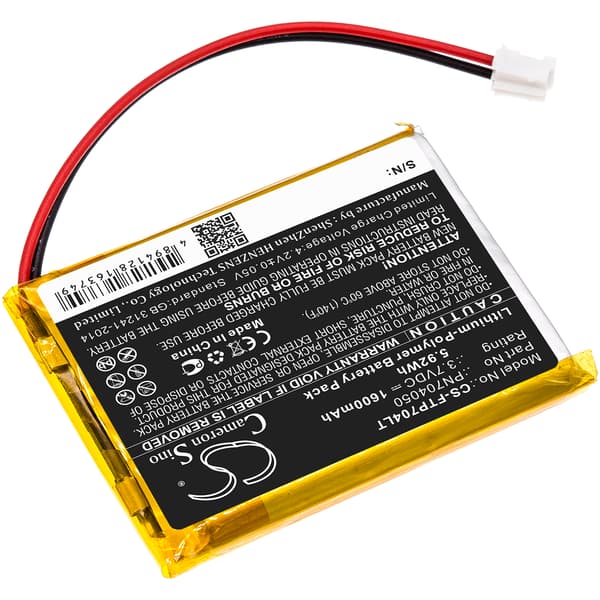 Lampebatteri 1600 mAh 3,7 V / batteri til Fatboy Edison the Pet