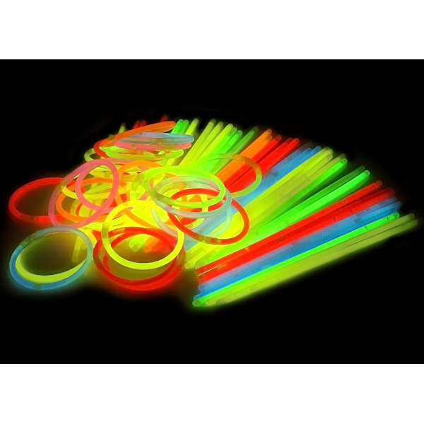 Glowsticks 100-Pack armband - Mixade färger