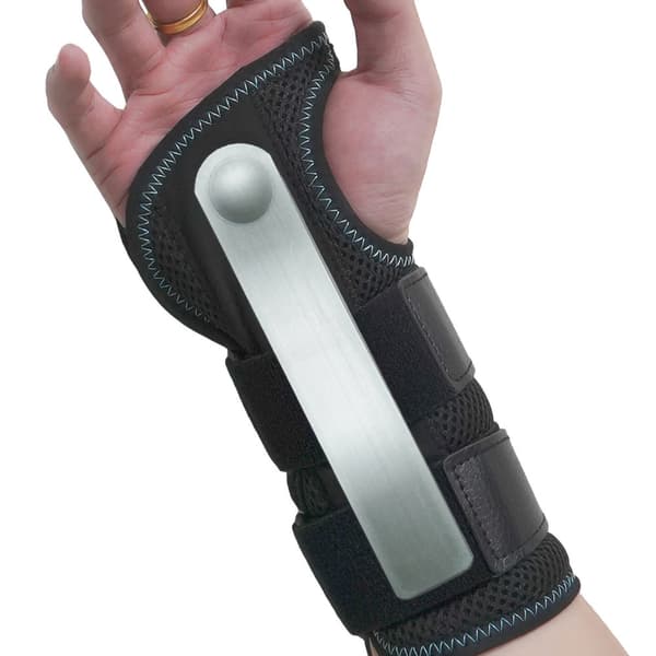Handledsstöd höger / handledsskydd med metallskena / justerbart