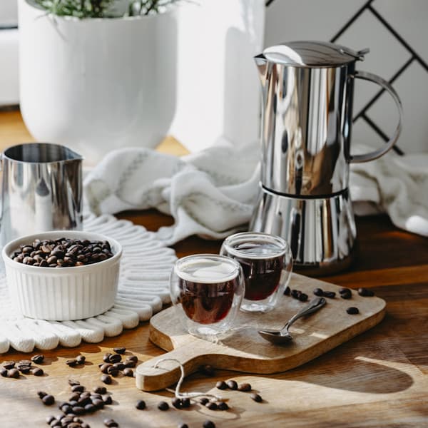 Espressoglas 2-pack – isolerande med dubbla glaslager