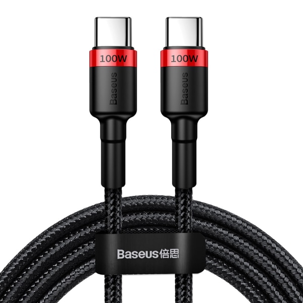 Baseus Cafule PD USB-C - USB-C 100W 5A 2 m Punainen/Musta