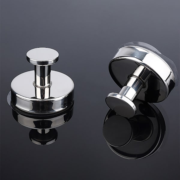 Krok med sugpropp 2-pack - Blank Silver