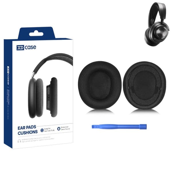 Mesh-ørepuder til SteelSeries Arctis Nova Pro Wireless - Svart