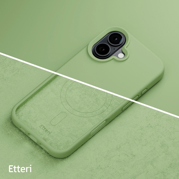 Etteri Silikonikuori MagSafella 16 Plus -puhelimeen iPhone 16 P
