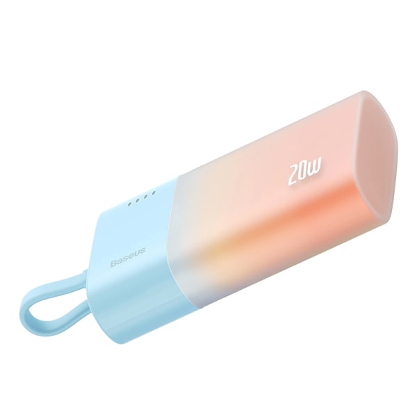 Baseus Popsicle-virtapankki 5200mAh 20W salamakaapelilla ja kes