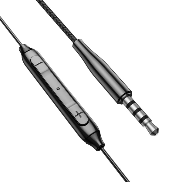 WIWU In-Ear Headset med 3,5 mm jackstik - Sort