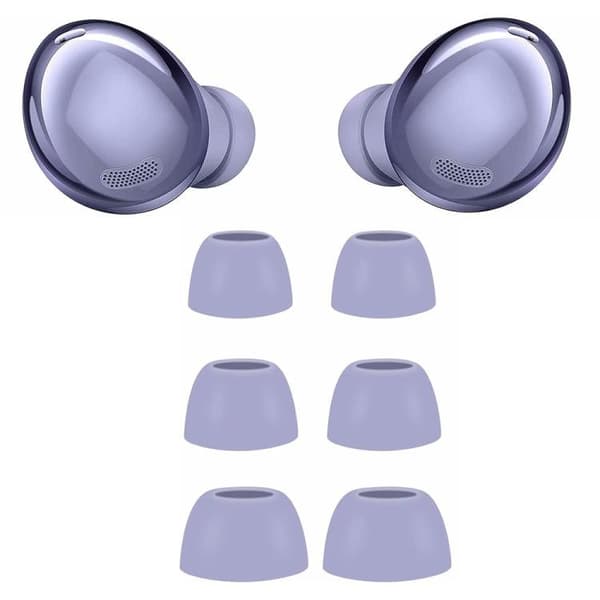 Öronkuddar i silikon 3 par till Galaxy Buds Pro - Lila / Siliko