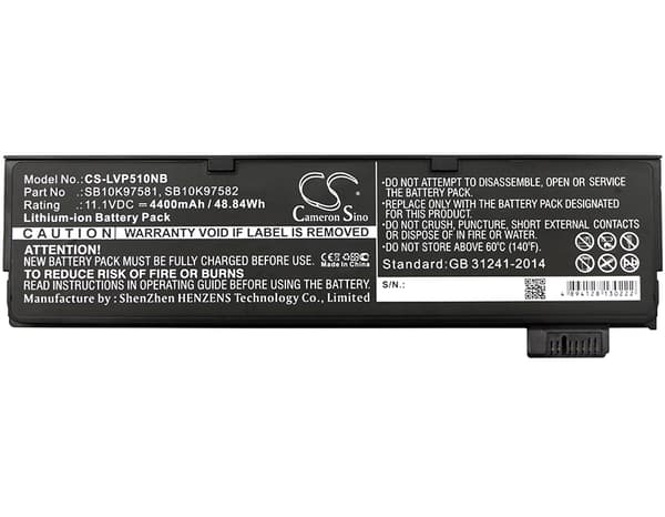 Batteri till Notebook, Bärbar dator för Lenovo Thinkpad P51S, T