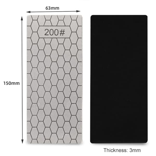 Timanttiterä 200# / timanttiterä 150 x 63 mm / hiomakivi, jossa