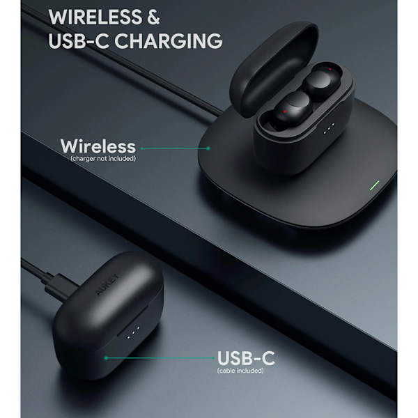 Aukey EP-T31 korvakuulokkeet - Svart