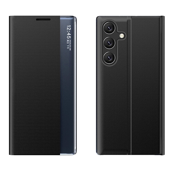 Flip-etui med Sleep-funktion til Samsung Galaxy S25 - Svart