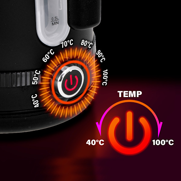 Vattenkokare med LCD & temperaturkontroll