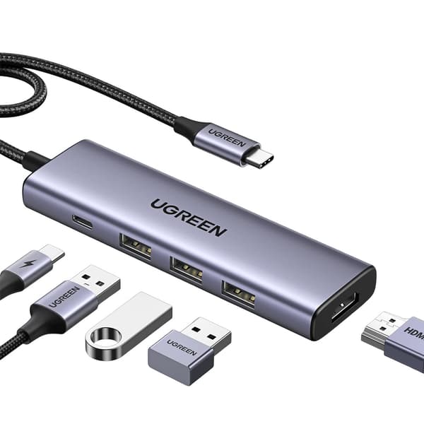 Ugreen CM511 USB-C Hubb 3xUSB, 1xUSB-C, 1xHDMI