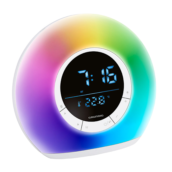 Grundig wake-up light radio med Bluetooth-högtalare och FM-radio