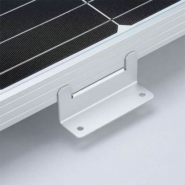 Z-fäste i aluminium för solpanel – perfekt för husbilstak