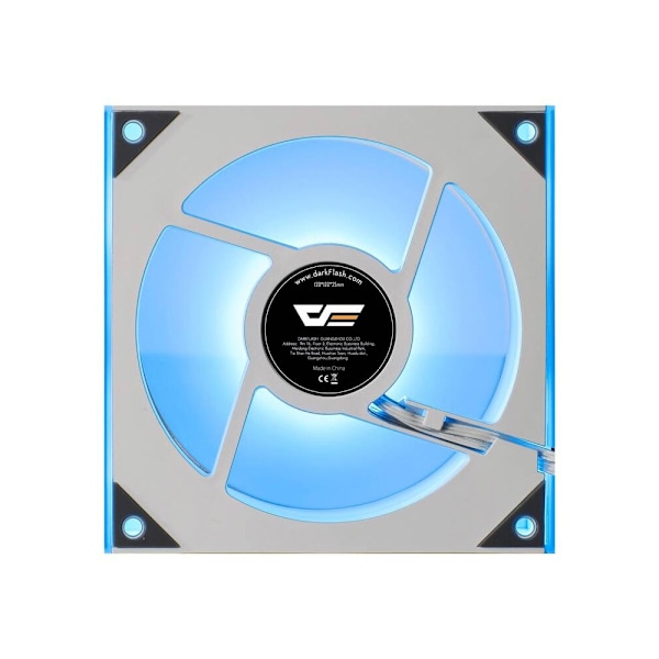 Darkflash DM8 Alustatuuletin ARGB 120mm - Valkoinen