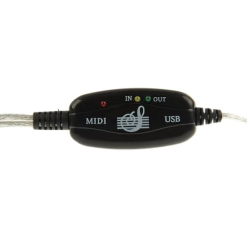 USB-MIDI-kaapeli - Näppäimistösovitin 1,8 m