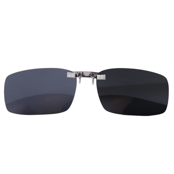 Clip-on-solbriller med UV400-beskyttelse og sort glasfarve - La