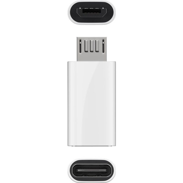 Goobay USB-Adapter USB-C til micro USB - Hvid