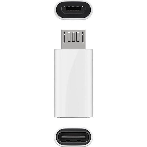 Goobay USB-adapter USB-C til MicroUSB - hvid