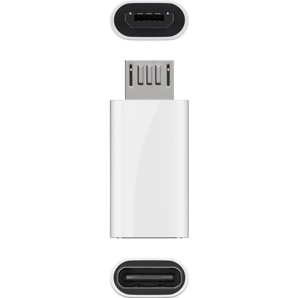 Goobay USB-Adapter USB-C till MicroUSB - Vit