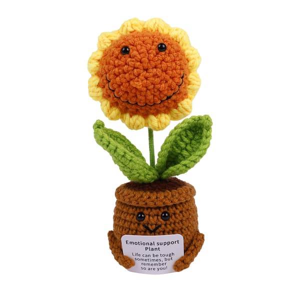 Stickad Solros - Emotional Support Plant
