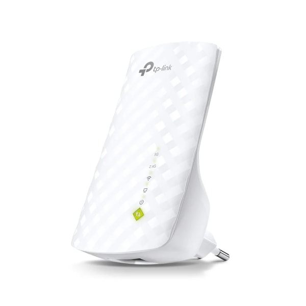 TP-Link RE200 WiFi-Range Extender med Dual-Band och Ethernet-po Vit