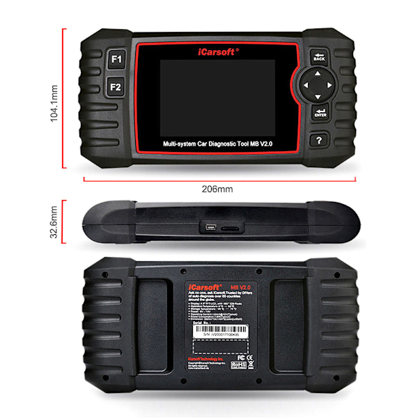 iCarSoft MB V2.0 Bildiagnostik
