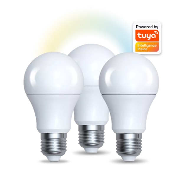 Denver smart LED-lampor E27 SHL-340MK2 med Wi-Fi och justerbar
