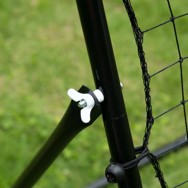 Fodbold-rebounder 84 x 84 cm / justerbar returvæg til fodbold /