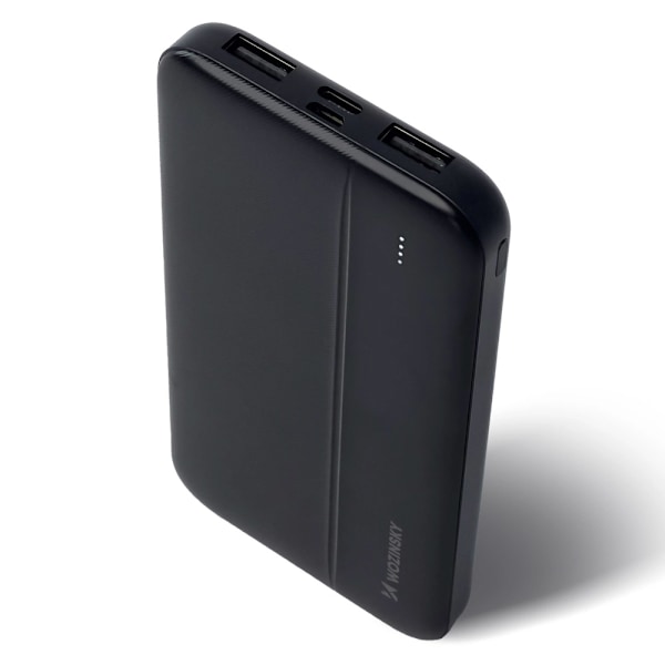 Powerbank 10000mAh med 1xUSB-C och 1xUSB - Svart