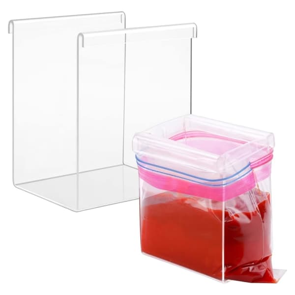 Holder til zip-plastposer 2-pak