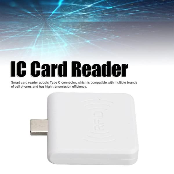 RFID-læser 13,56 MHz / 14443A med USB-C-stik
