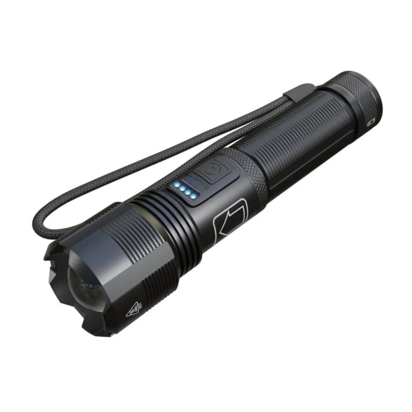 Extralink EFL-1126 Thor genopladelig LED-lommelygte - 1000 lm Sort