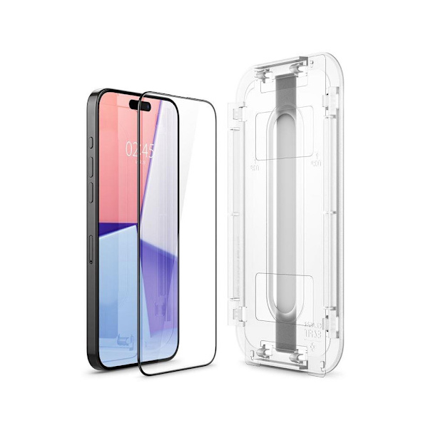 Spigen Glas.TR EZ Fit Tempered Screen Protector til iPhone 15 P