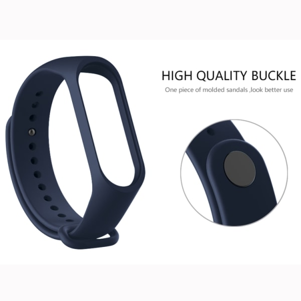 Kellon hihna Xiaomi Mi Band 4 - Svart varten - Svart