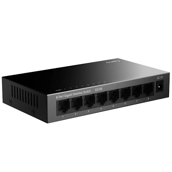 Cudy switch GS108 8-port gigabit desktop switch Sort