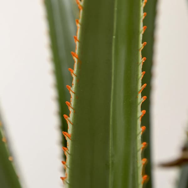 Kunstig yucca-palme, 190 cm / stor kunstplante med 39 blade og