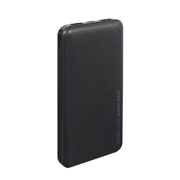 Powerbank 10000mAh med 2xUSB och 1xUSB-C – Svart
