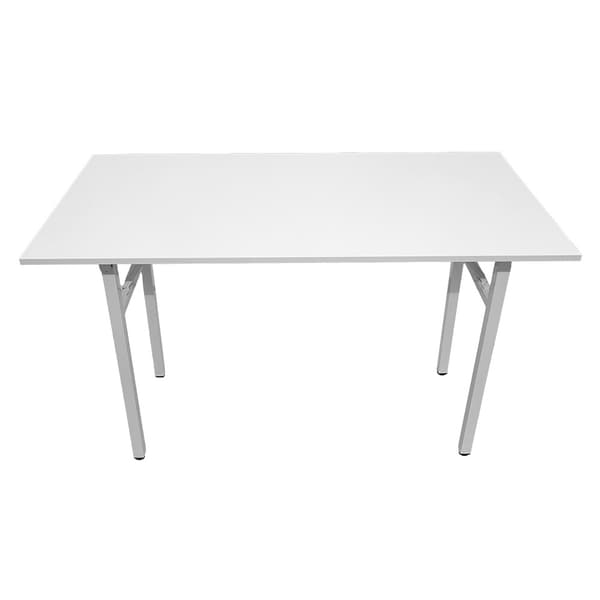 Hopfällbart bord 120×60×75 cm / fällbart skrivbord med stålram