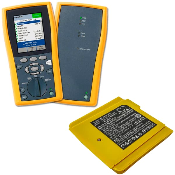 Akku 5200 mAh 7,4 V Fluke DTX -kaapelitestereihin / DTX-1200-M