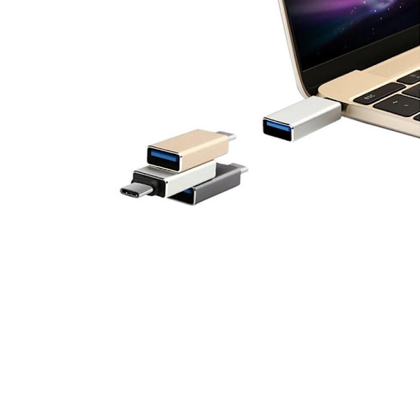 Adapter USB-C till USB-A 3.0 - silver