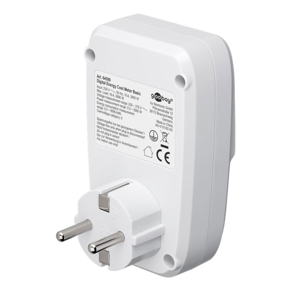 Elmätare / Energimätare för elmätning via vägguttag