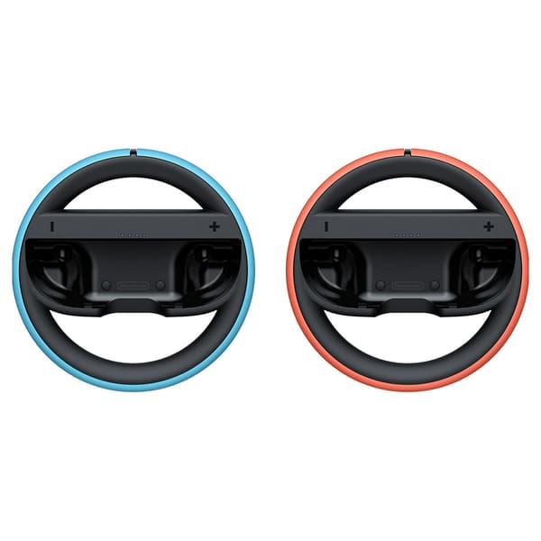 Nintendo Switch 2 Joy-Con Wheel 2-pack – rattillbehör i blå och