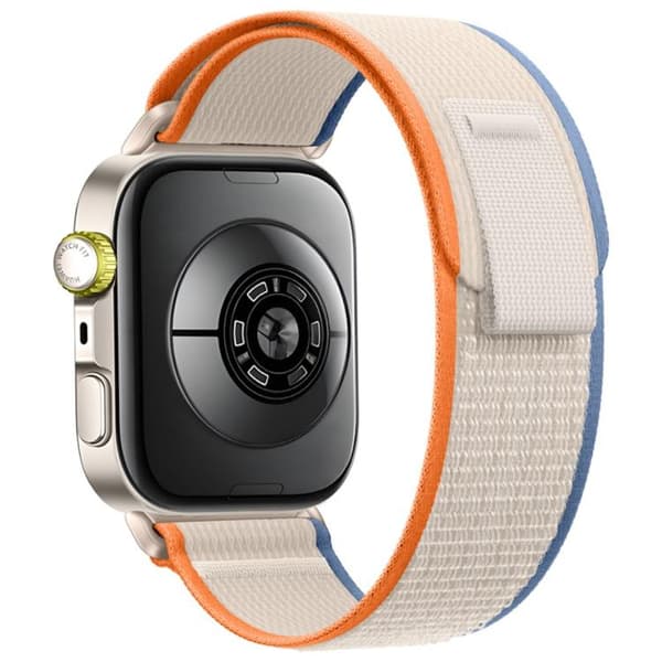 Nylonrem til Huawei Watch Fit 4 Pro / Fit 4 / Fit 3 – Orange/Be
