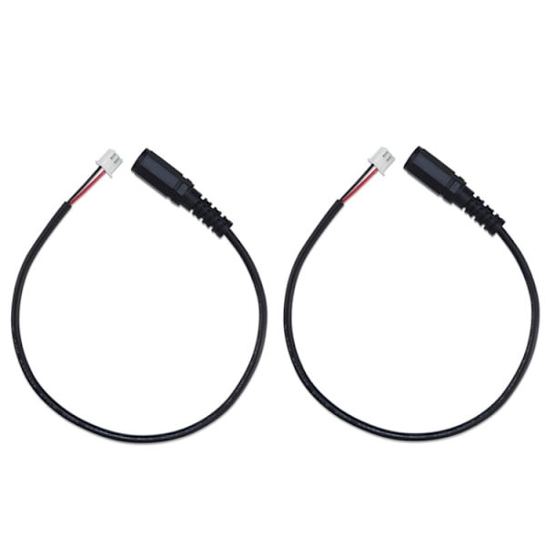 DC 5,5 X 2,1 mm hun til XH2.54-kabel 2-pak